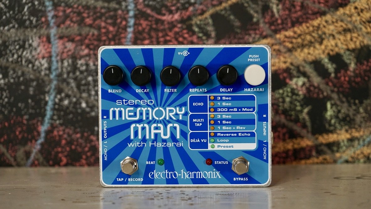 Electro-Harmonix Stereo Memory Man w/ Hazarai - 683274010717