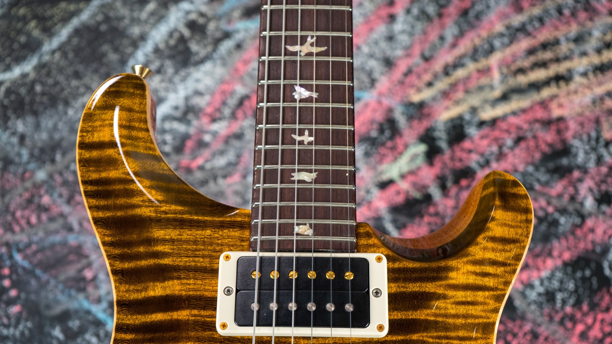 PRS 35th Anniversary Custom 24 10-top - Yellow Tiger
