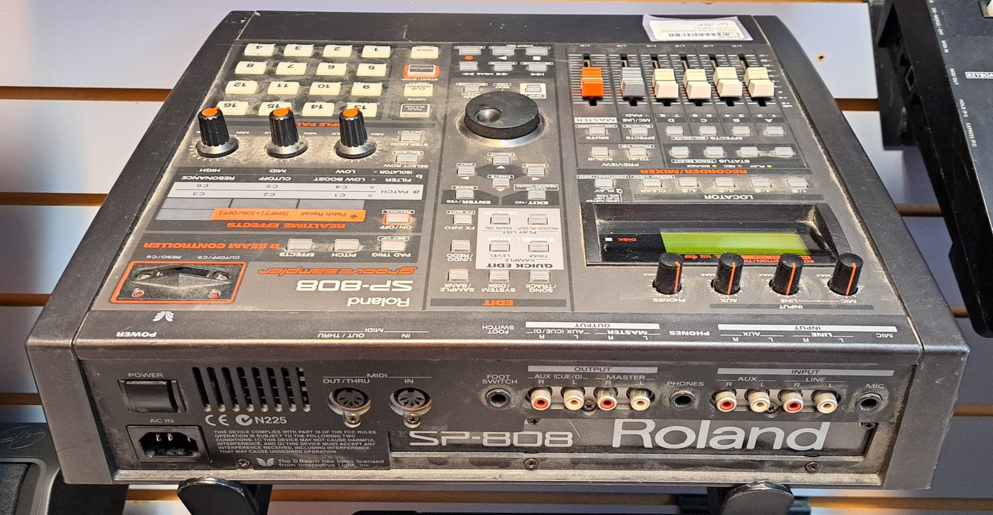 Roland SP-808 サンプラー 動作品 可愛らしかっ