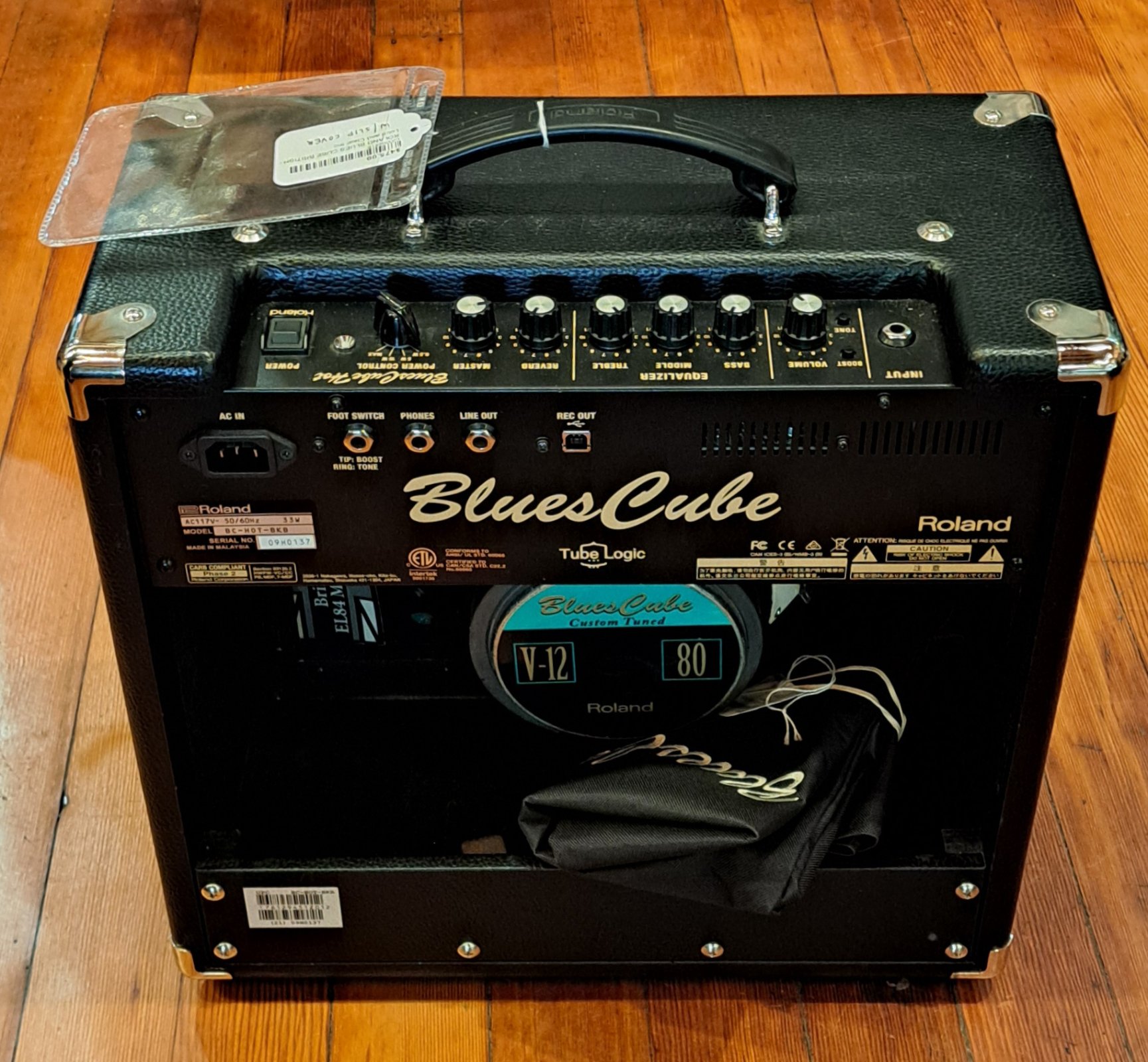 ROLAND BLUES CUBE HOT BRITISH EL84 MODIFIED 30 WATT COMBO AMP W  