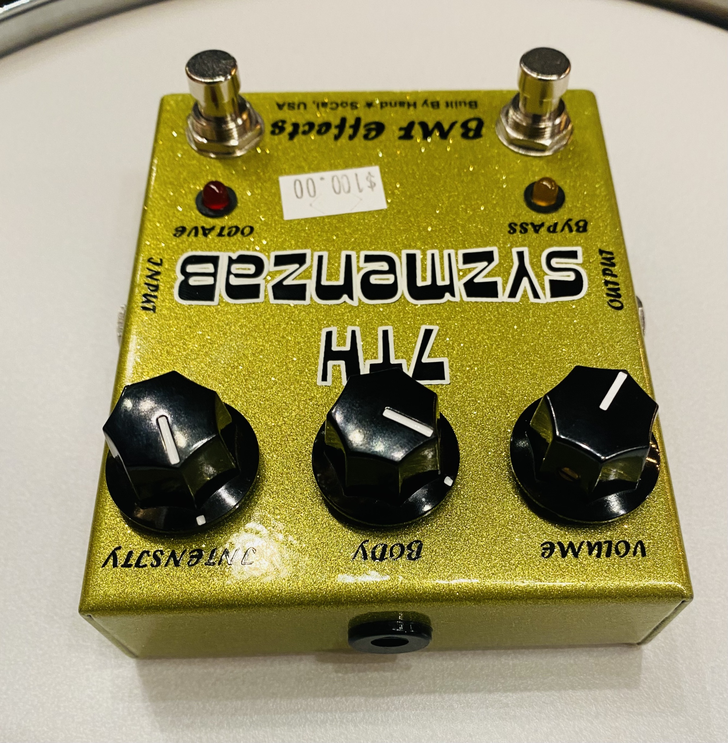 BMF EFFECTS 7TH SYMENZAB GUITAR OCTAVE FUZZ PEDAL W/BOX