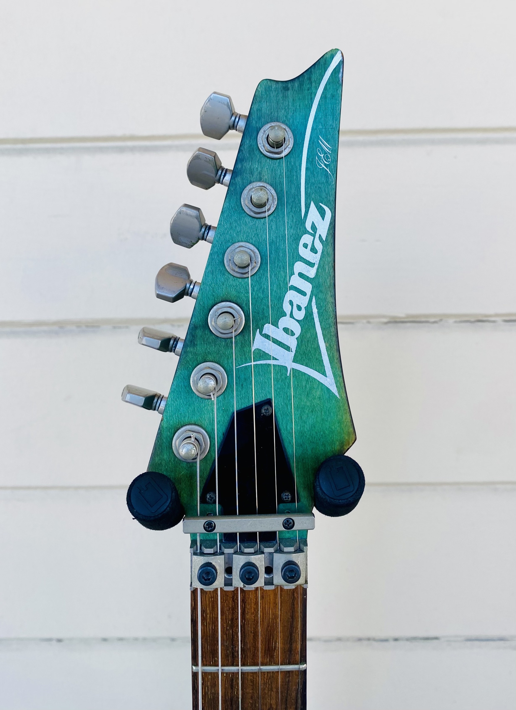 IBANEZ JEM7-BSB ELECTRIC GUITAR W CASE - SIGNED BY STEVE VAI