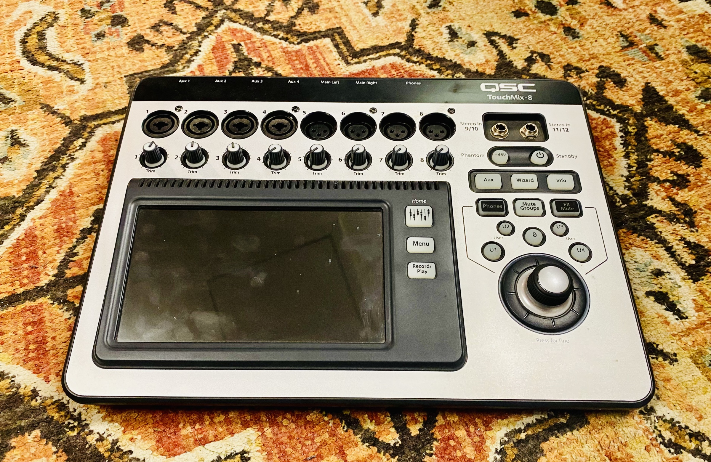 QSC TOUCHMIX 8 14-CHANNEL TOUCHSCREEN DIGITAL MIXER W/BAG