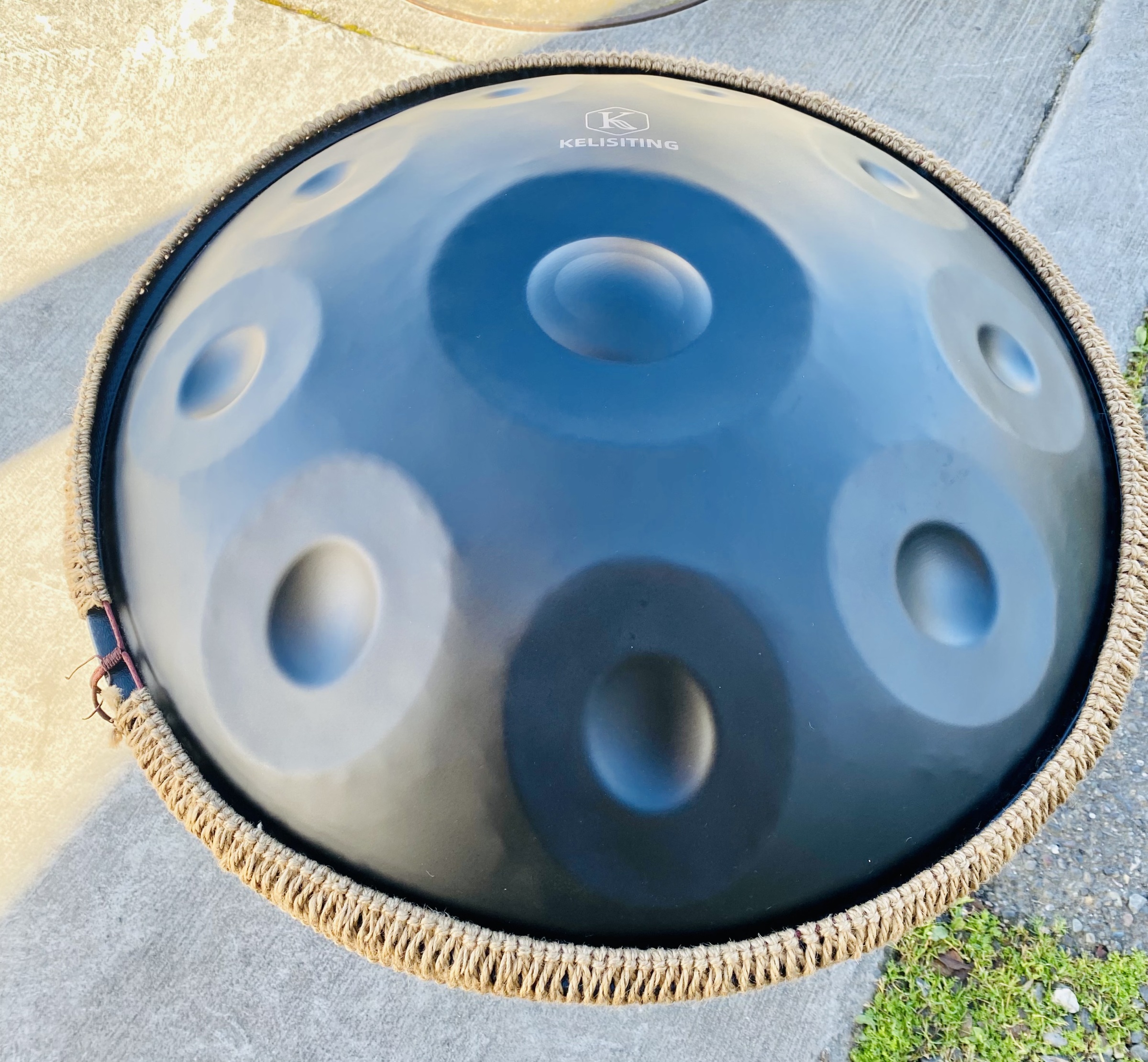  KELISITING 22 HANDPAN DRUM - 10 NOTES D MINOR 432HZ W/ BAG AND STAND