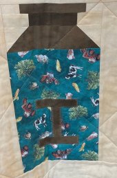 Milk Can Quilt I Block