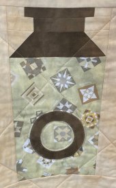 Milk Can Quilt O Block