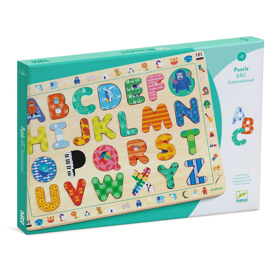 ABC International Wooden Puzzle - 3070900018082