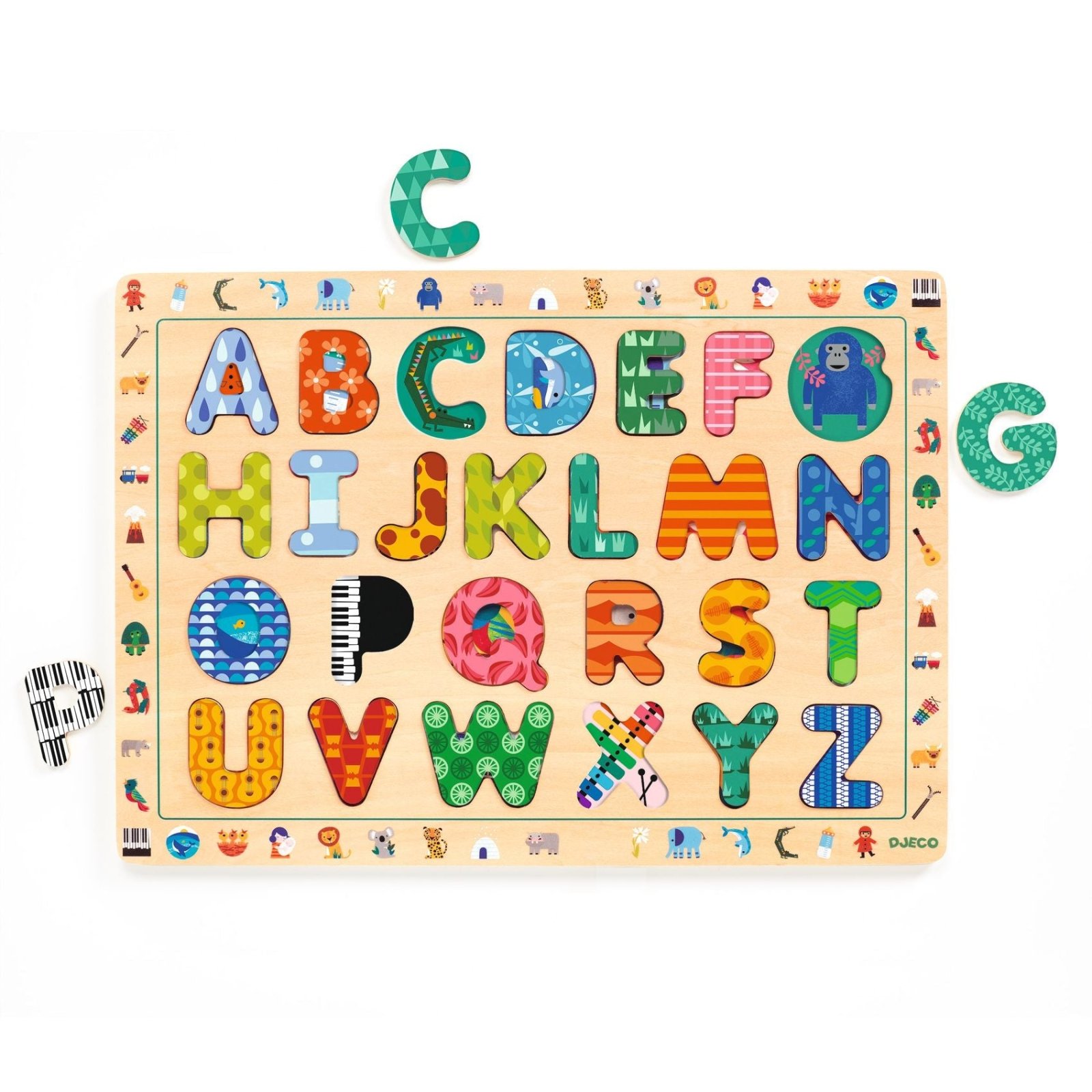 ABC International Wooden Puzzle - 3070900018082