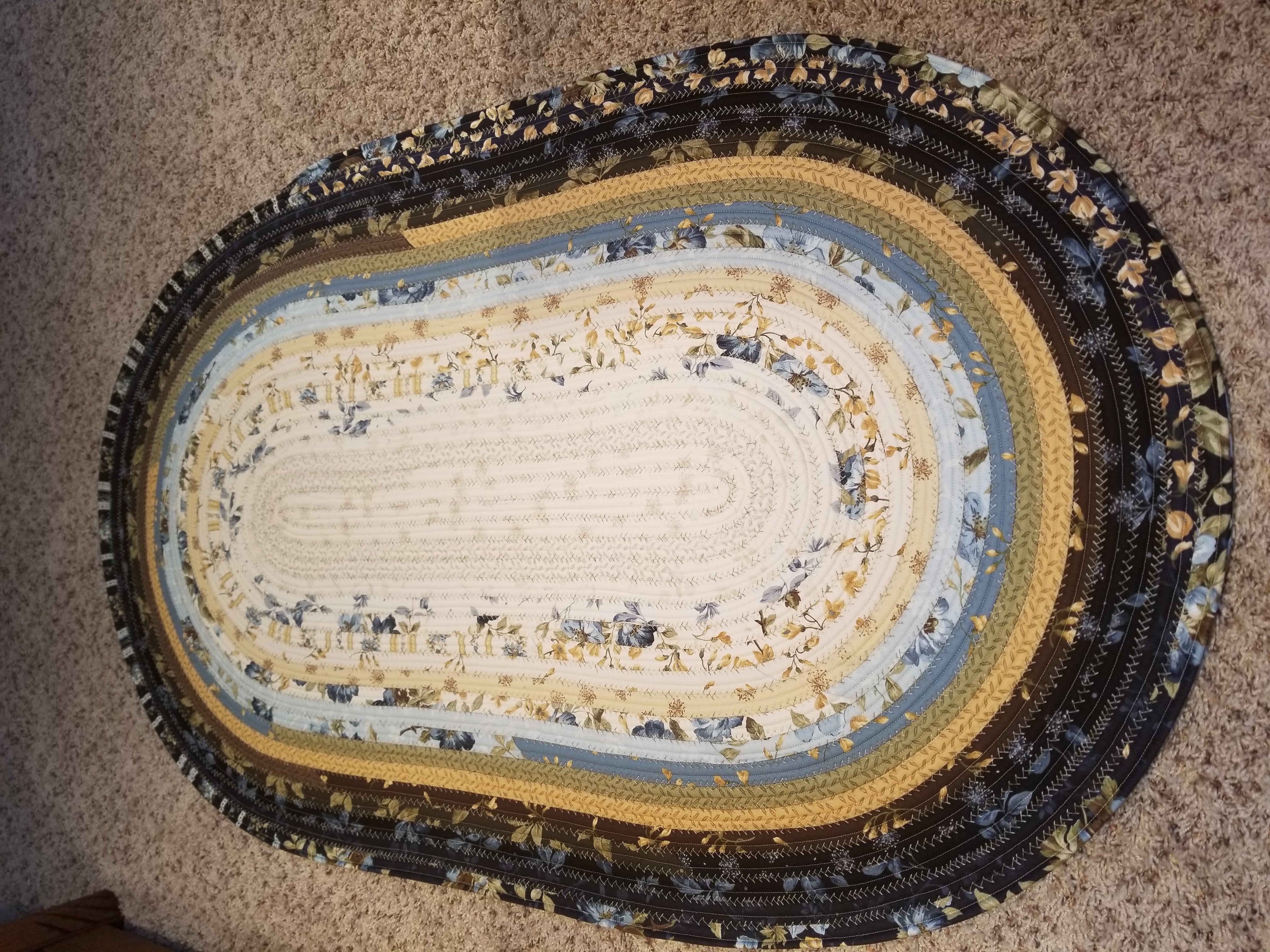 English Countryside Jelly Roll Rug Kit