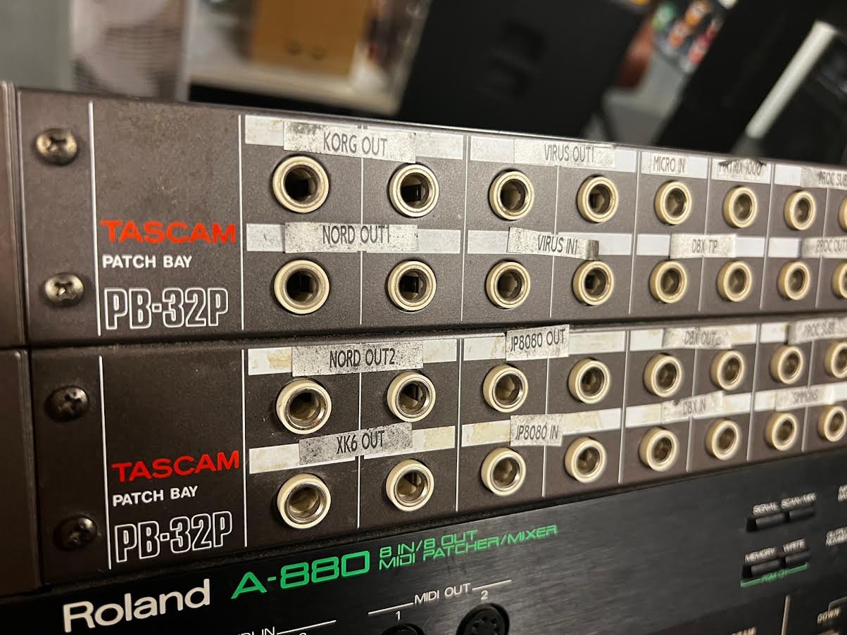 Tascam PB-32P Patch Bay (Consignment) - 0434577218416