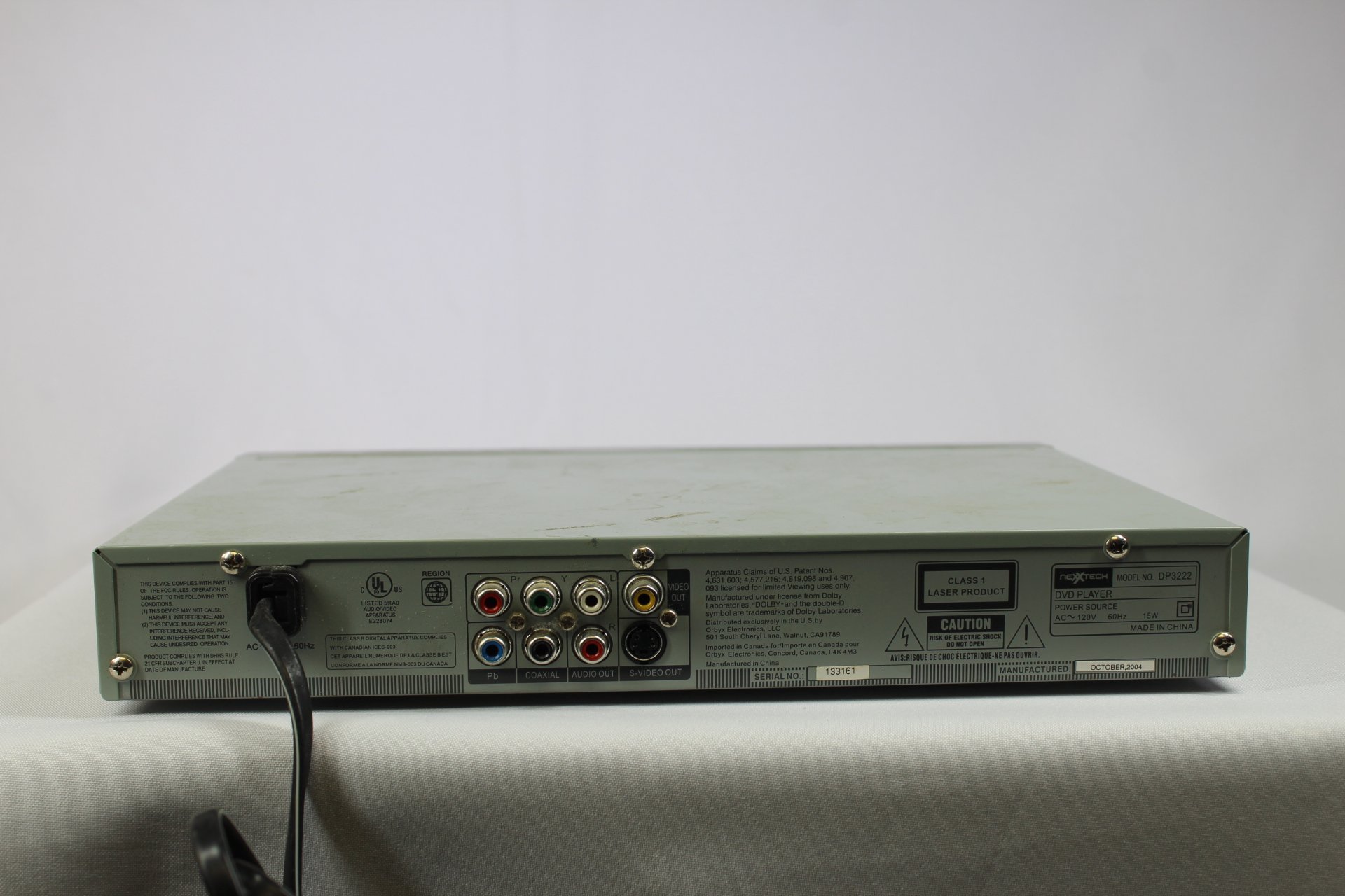 Nexxtech Slimline DVD Player Deck - 0586462410534