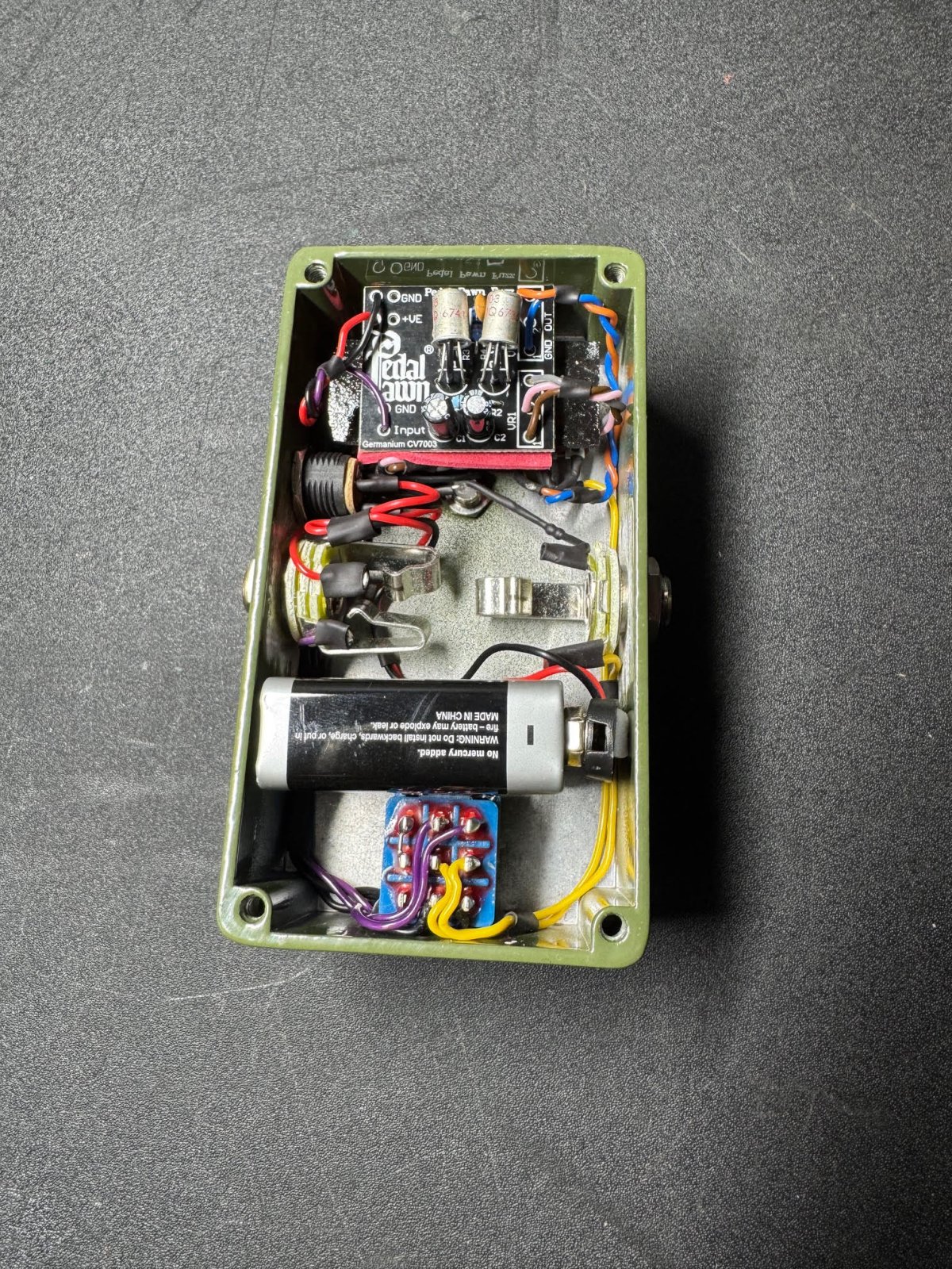 Pedal Pawn Germanium CV 7003 Fuzz Pedal, Handmade (Used) - 810701