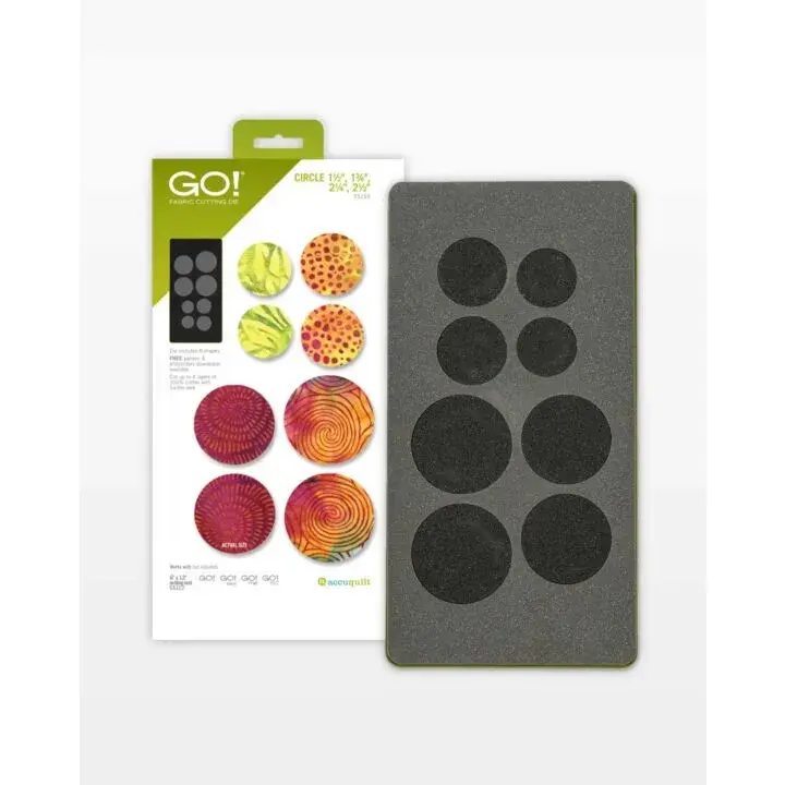 GO! Circle-1 1/2, 1 3/4, 2 1/4, 2 1/2 Die