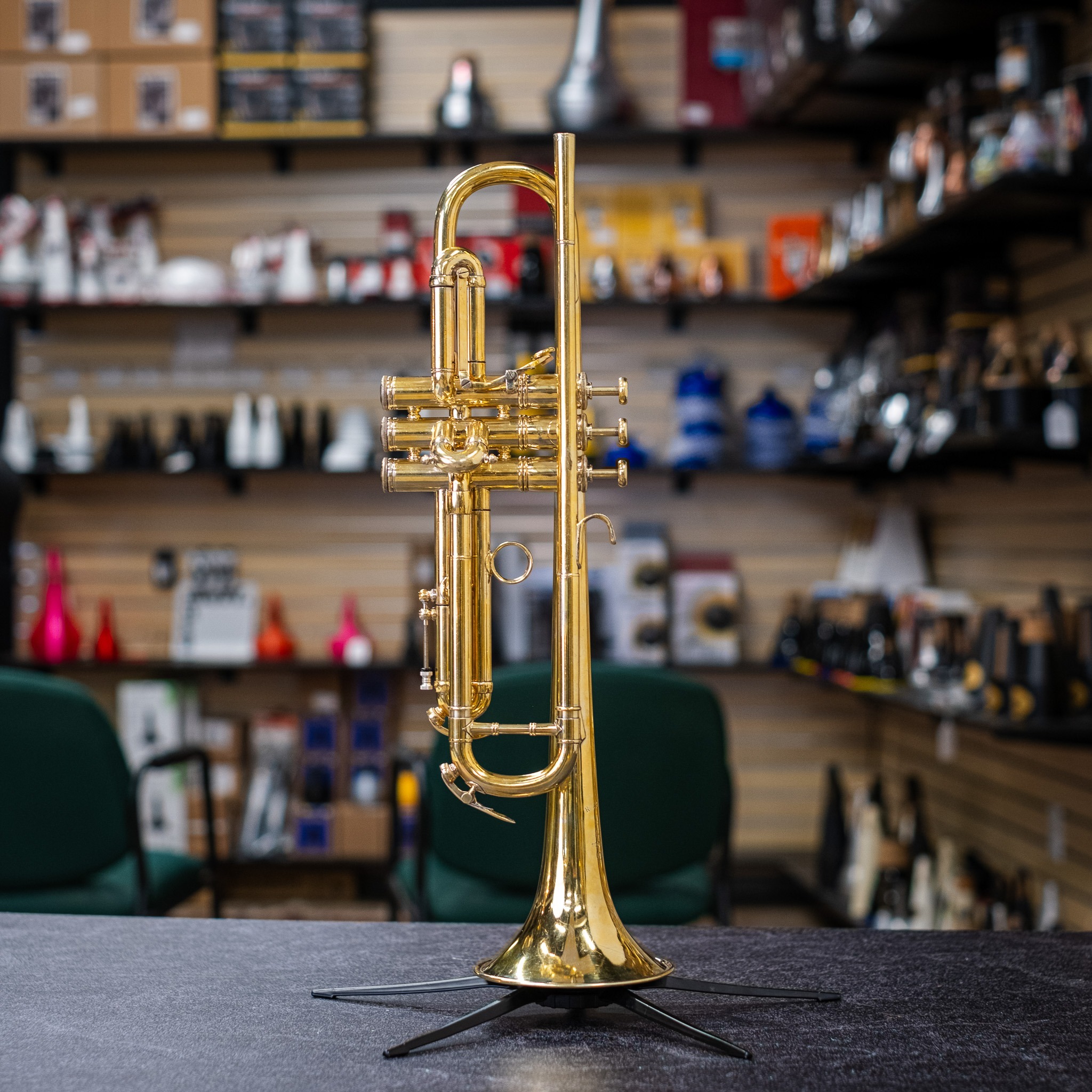 1964 Benge Burbank 3X MLP Gold-Plated Bb Trumpet