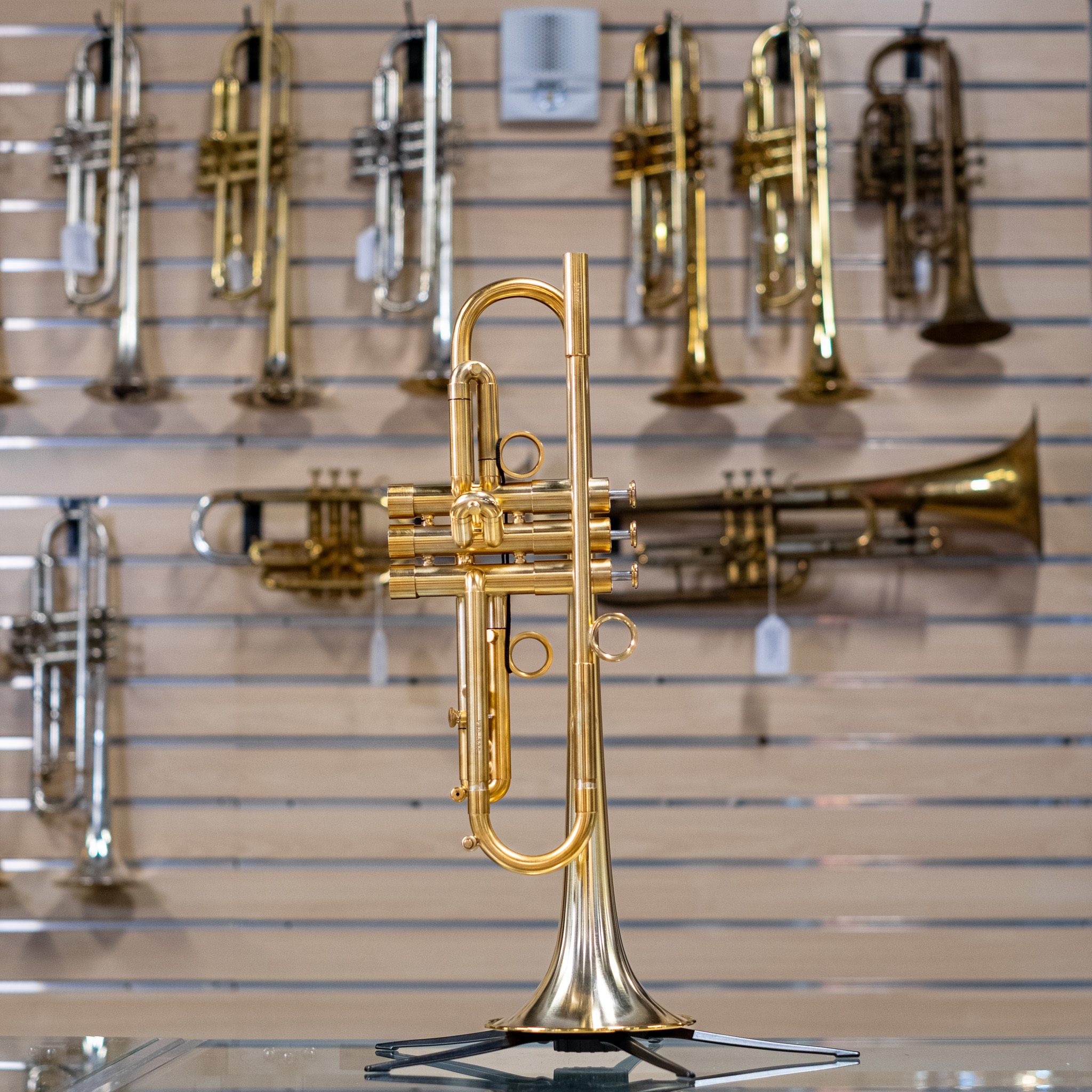 2007 Van Laar OIRAM Gold-Plated Bb Trumpet