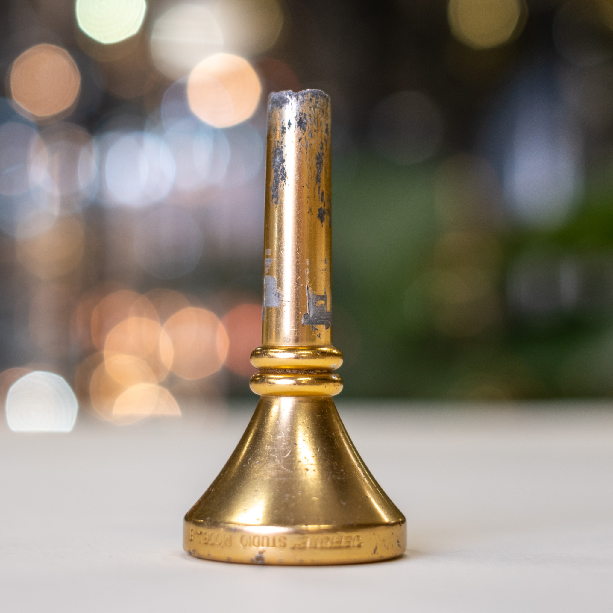 Jet-Tone Aluminum Studio B Small-Shank Trombone Mouthpiece - Wayne Andre Collection