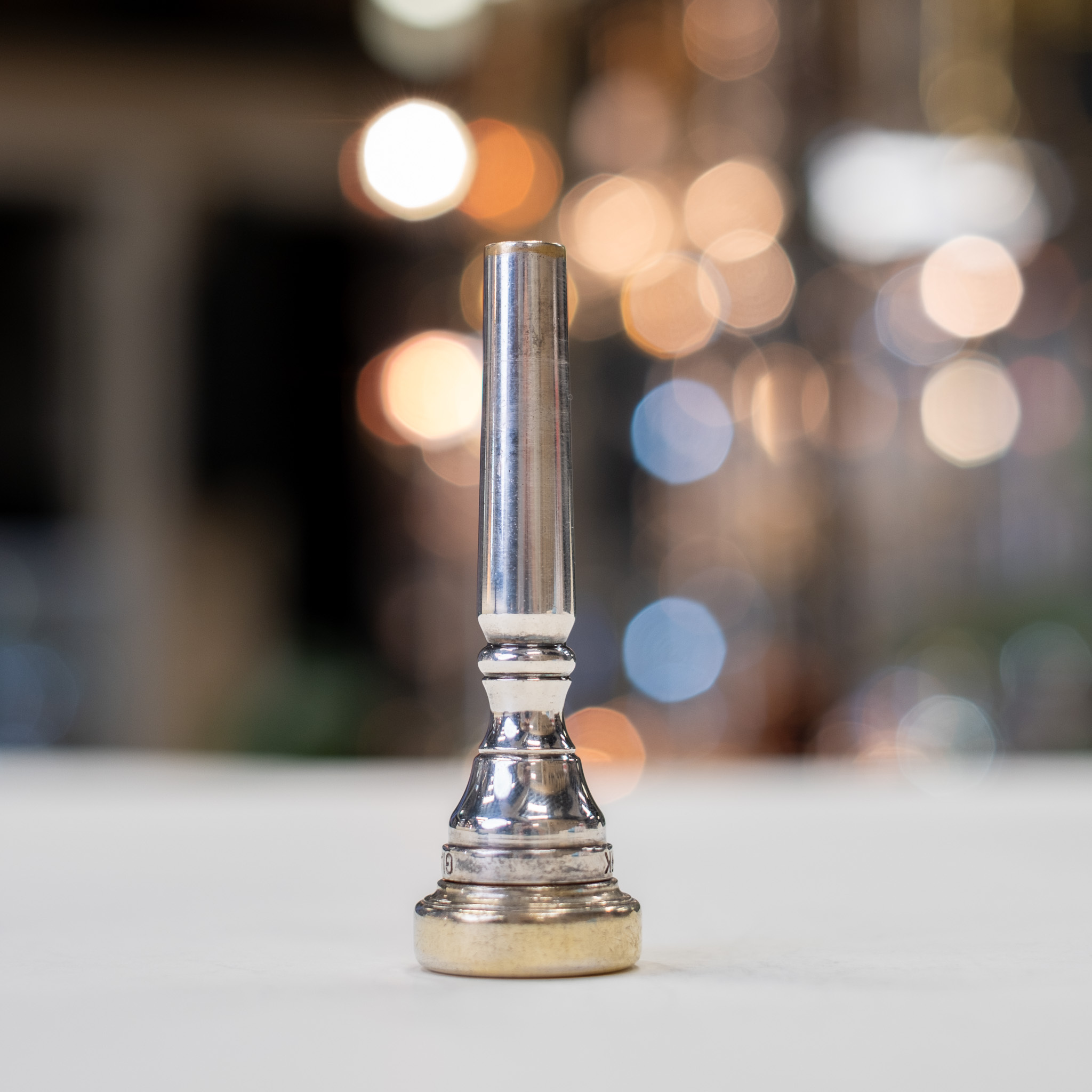 Used Giardinelli 10S Screw-Rim Trumpet Mouthpiece w/ 10F Rim