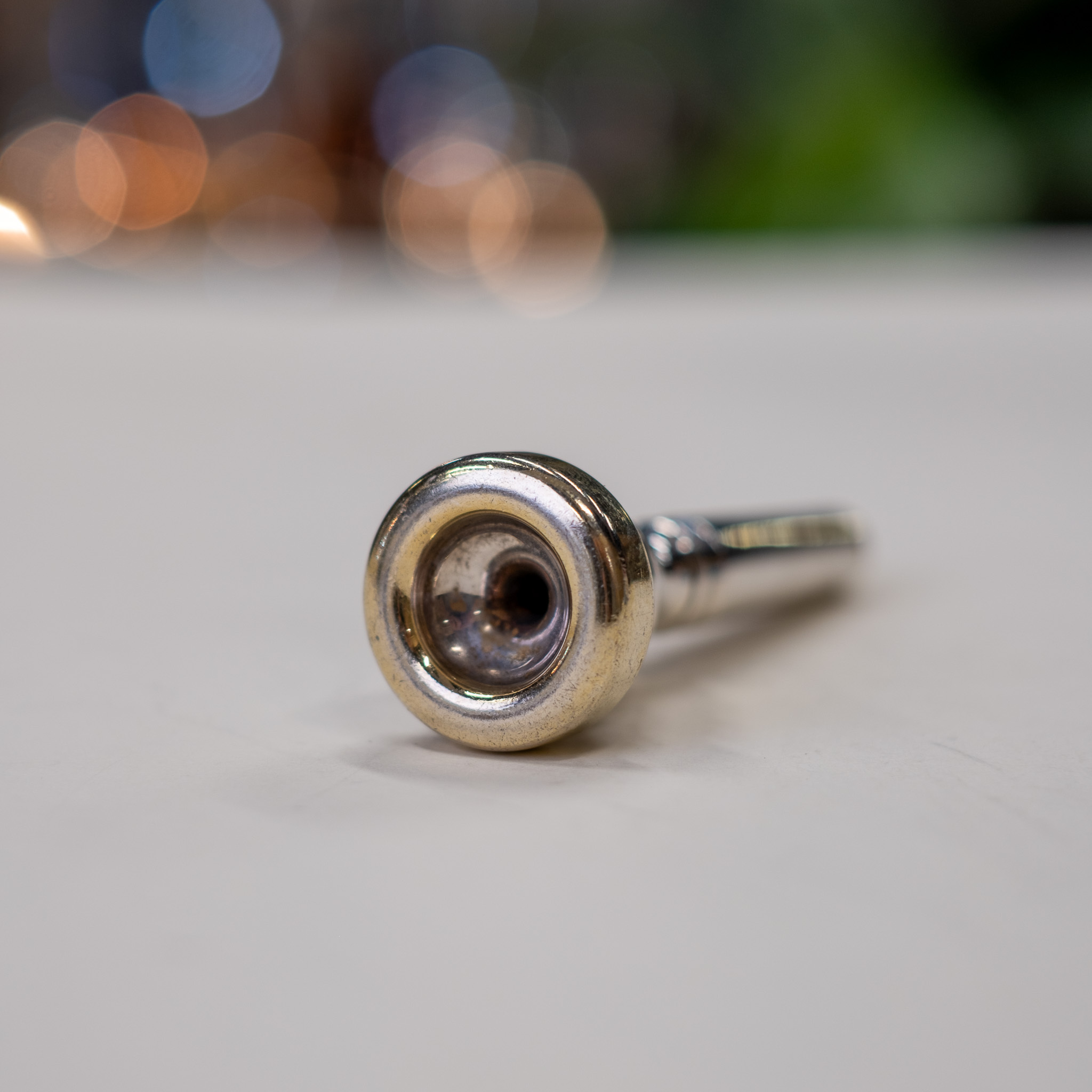Used Giardinelli 10S Screw-Rim Trumpet Mouthpiece w/ 10F Rim
