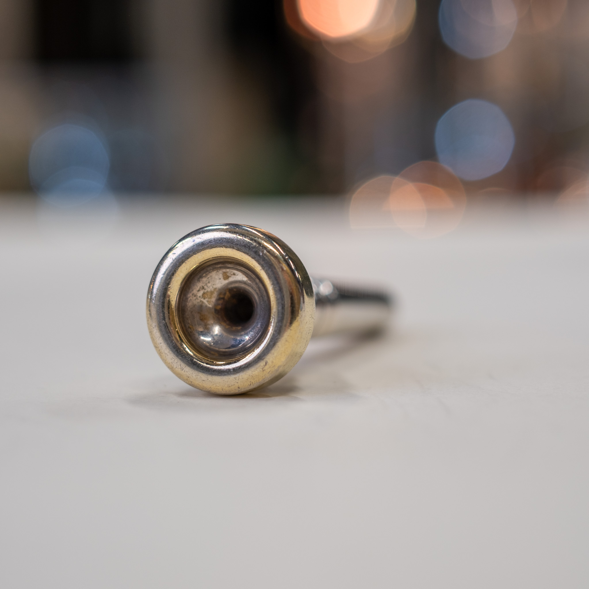 Used Giardinelli 10S Screw-Rim Trumpet Mouthpiece w/ 10F Rim