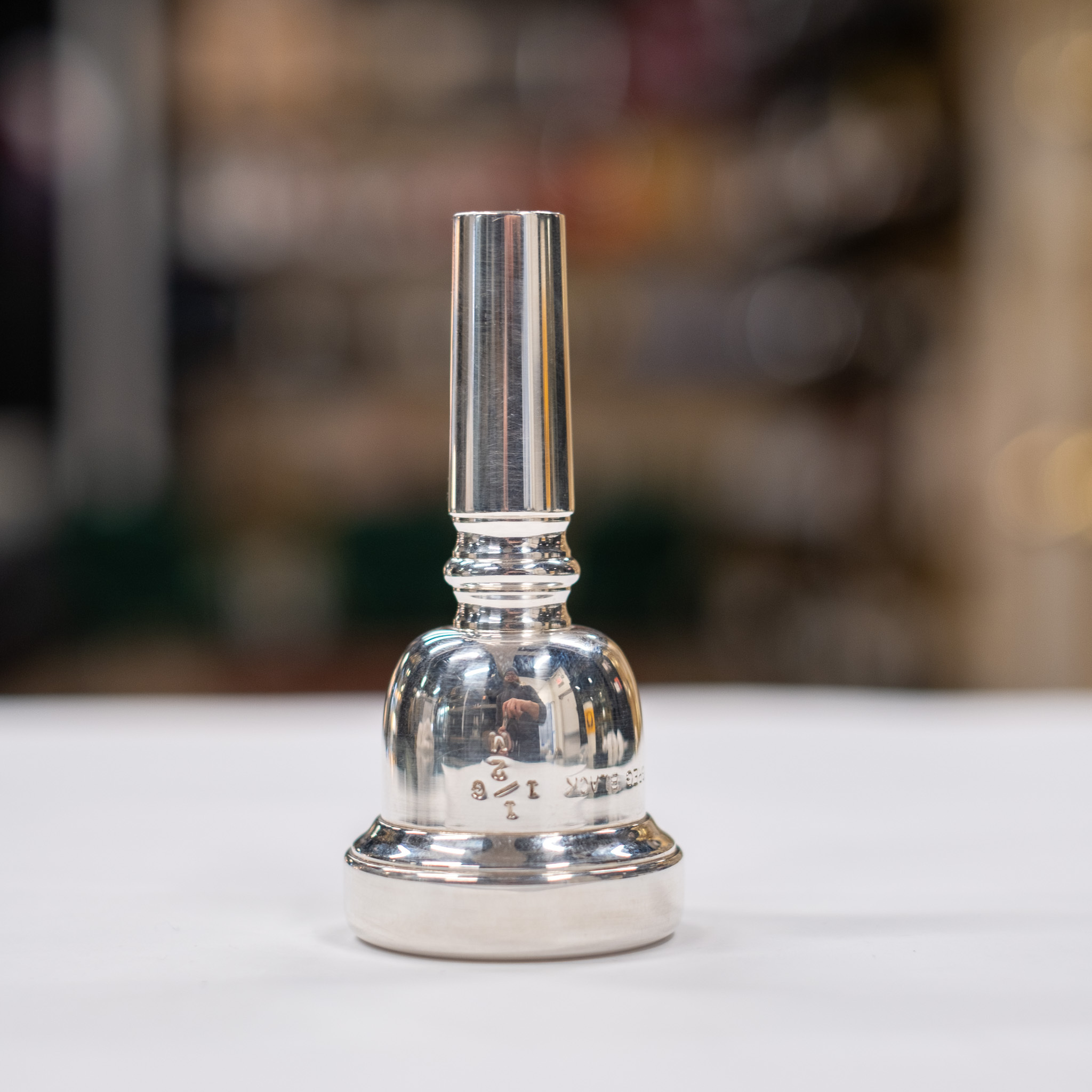 Used Greg Black 1 1/2G Medium Bass Trombone Mouthpiece