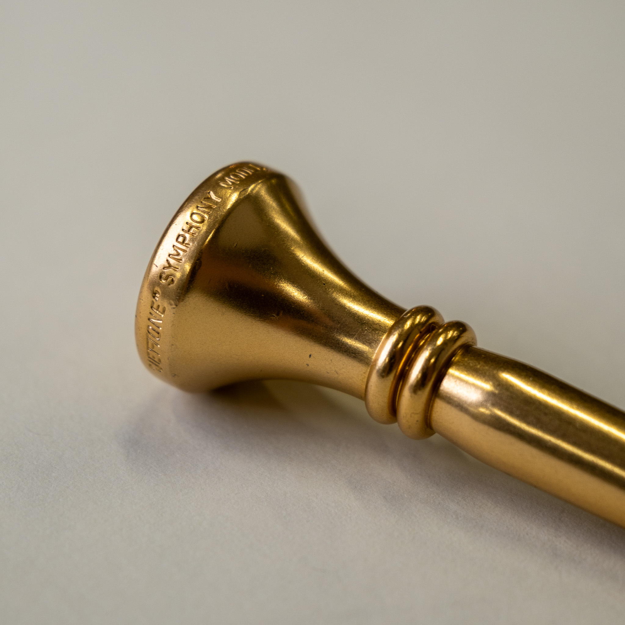 Used Jet-Tone Symphony C Aluminum Trumpet Mouthpiece - Joe Shepley
