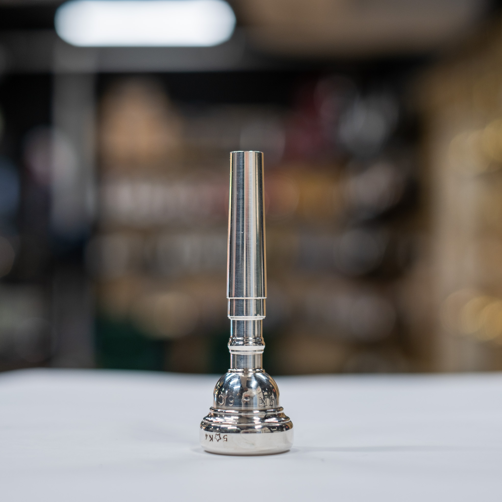 Used Josef Klier 6C Trumpet Mouthpiece w/ Purviance 5*K4 Screw Rim