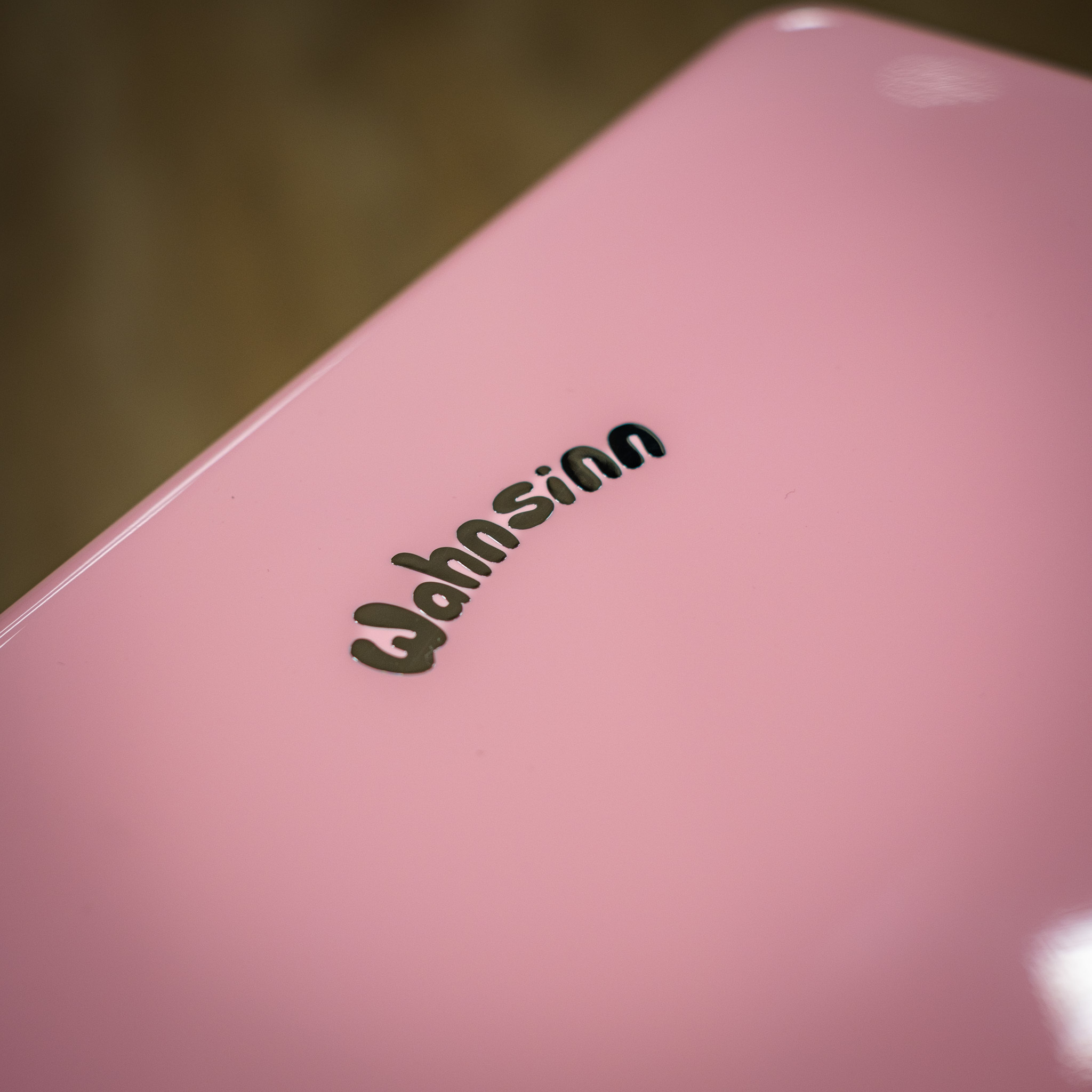 Wahnsinn Quad Trumpet Case - Carbon Fiber, Glossy Macaron Pink
