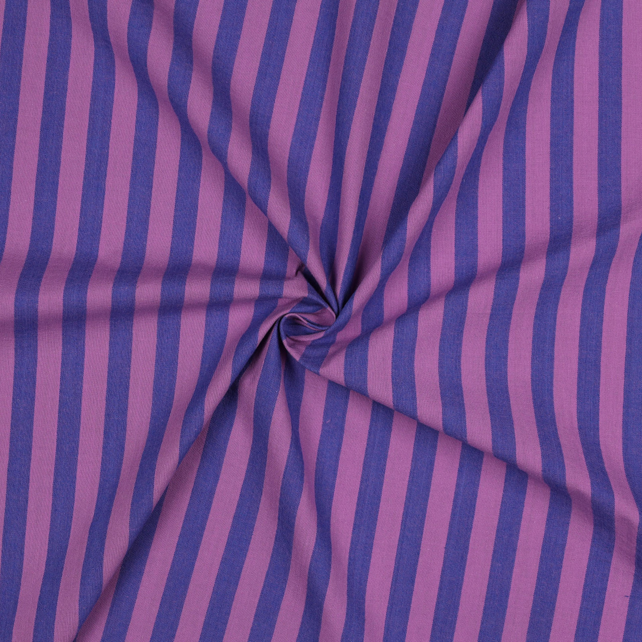 Yarn-Dyed Woven Cotton Shirting 4 oz, 56 - Purple Tonal Stripe 1/2 