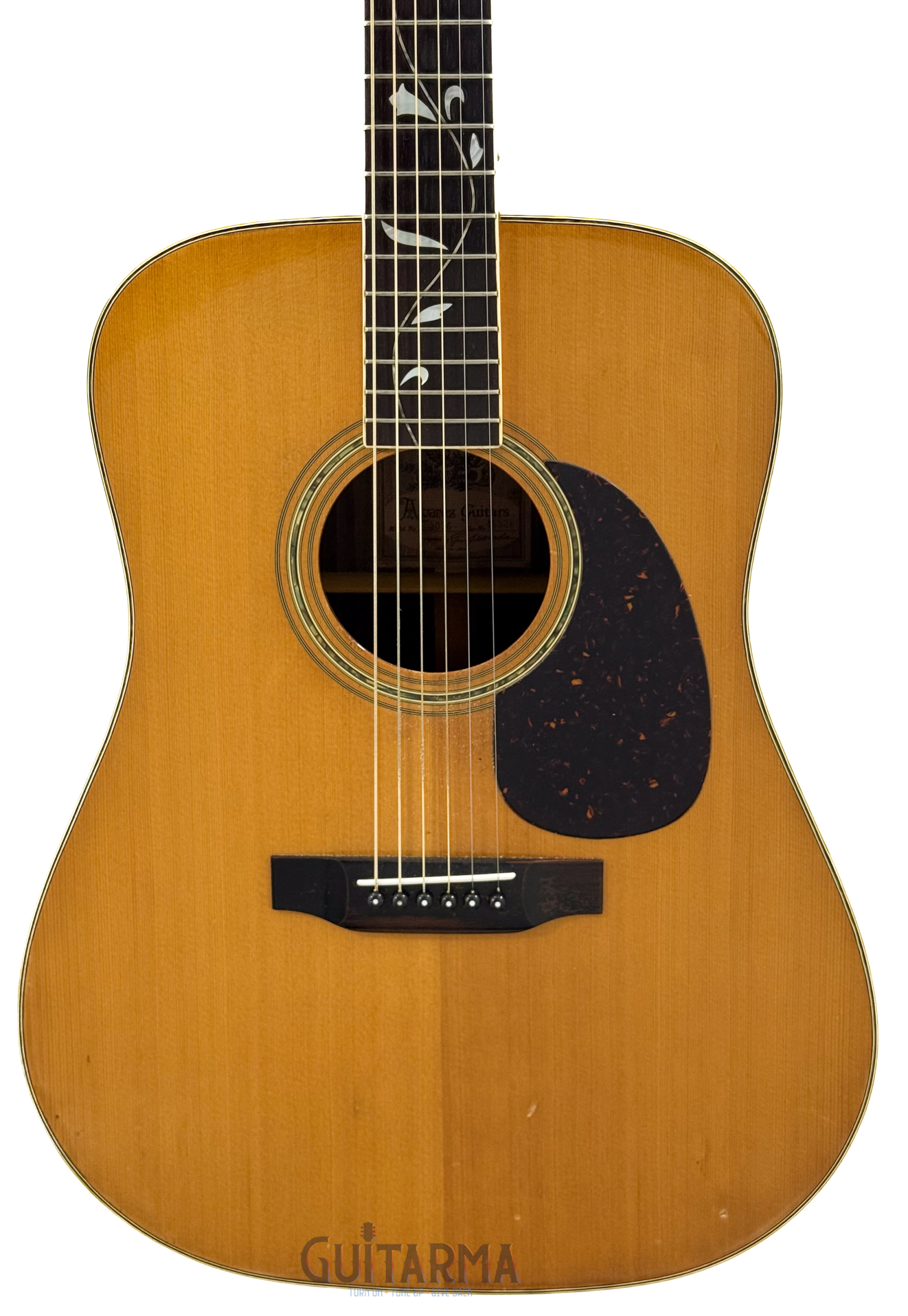 Alvrarez 5056 - Vintage 1976, Tree of Life inlay, wTweed HSC