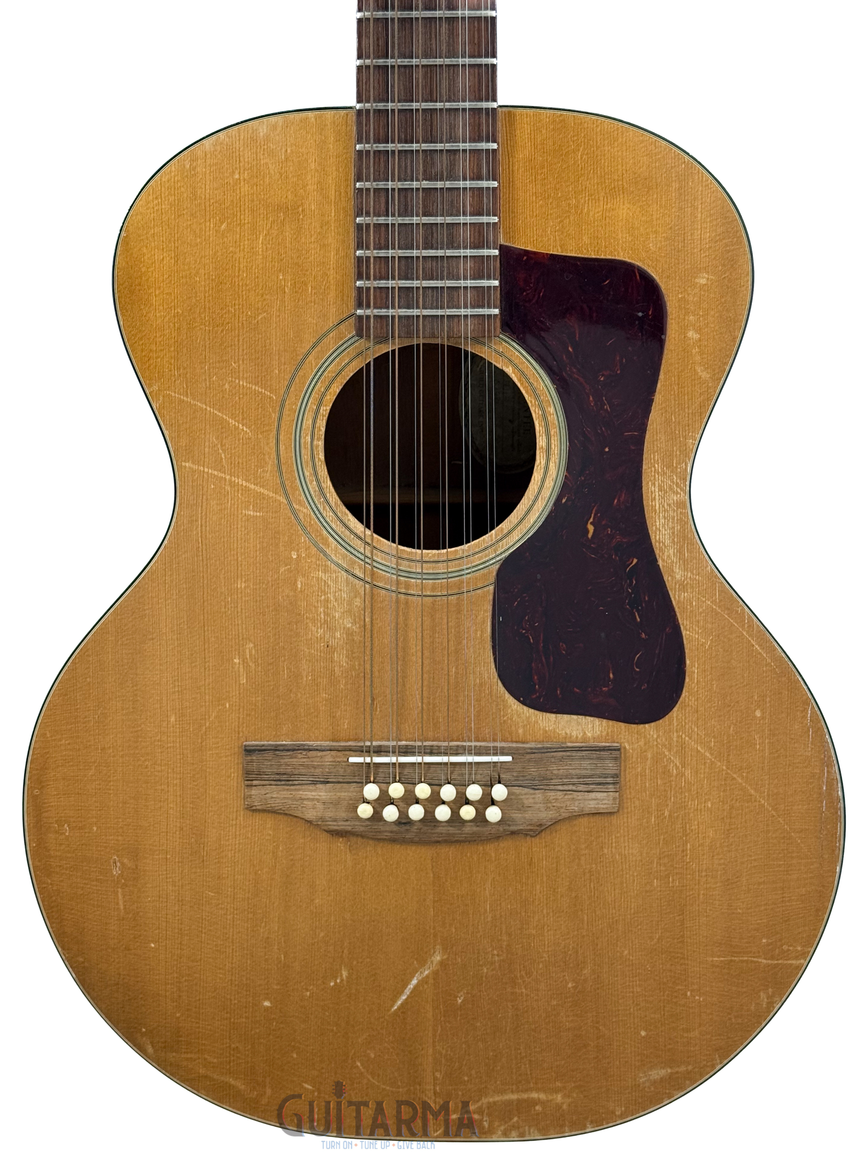 Guild F-112 12-string acoustic - Vintage 1971, as-is, needs neck reset
