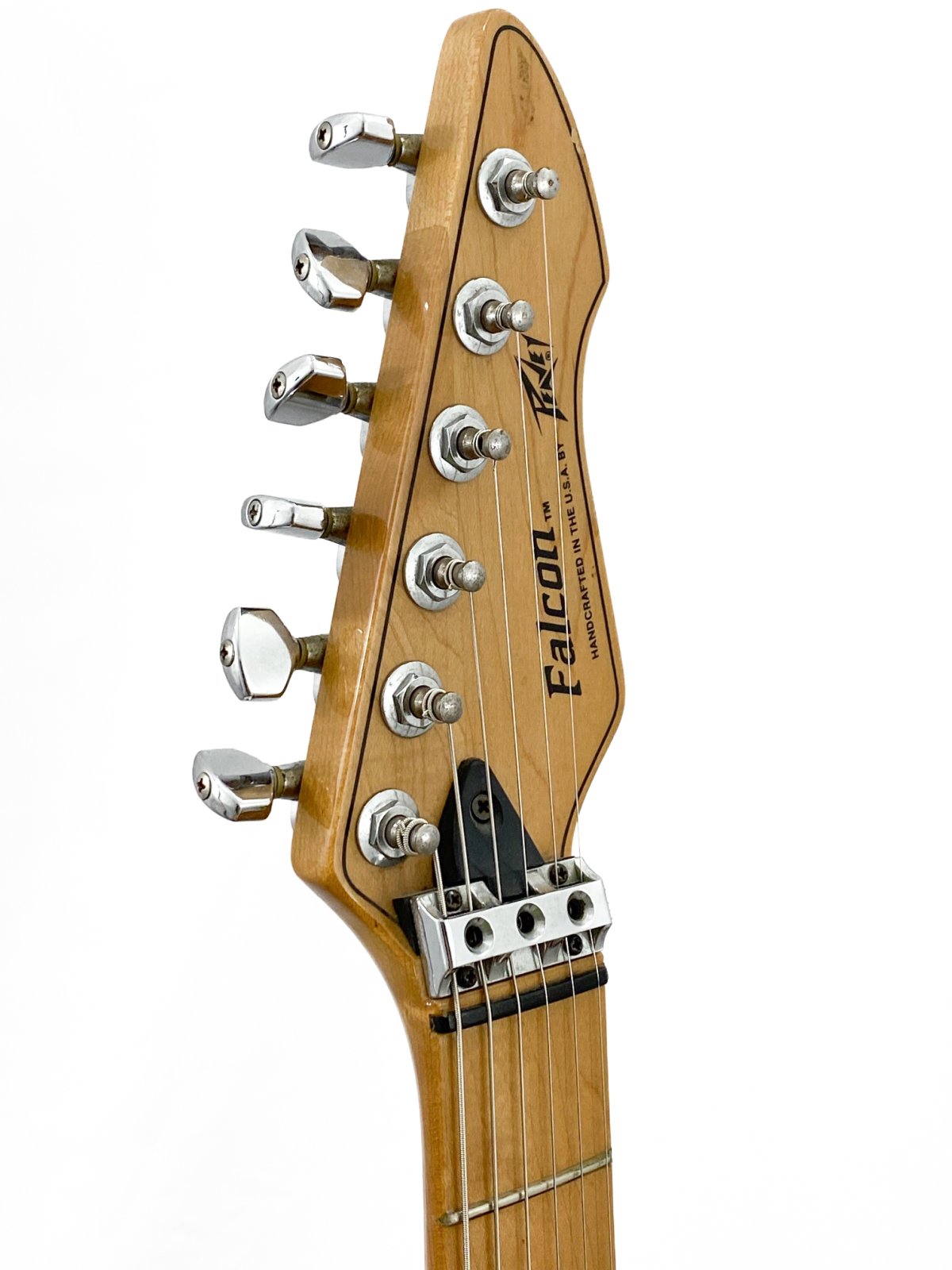 Vintage late 80s Peavey Falcon - red Strat-style, Kahler tremolo