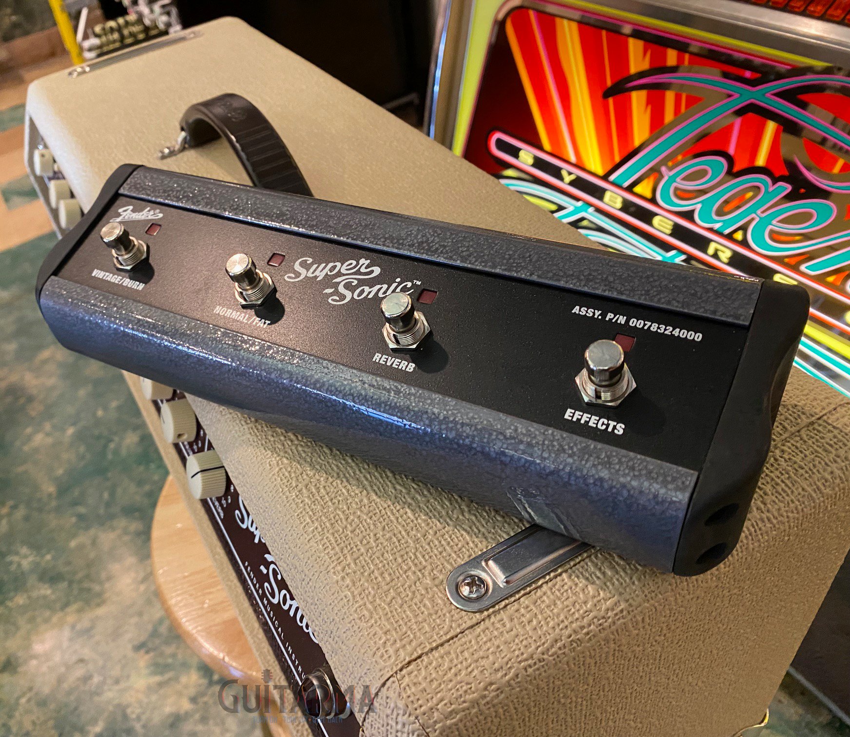 Fender Super Sonic 22 head - blonde w/footswitch