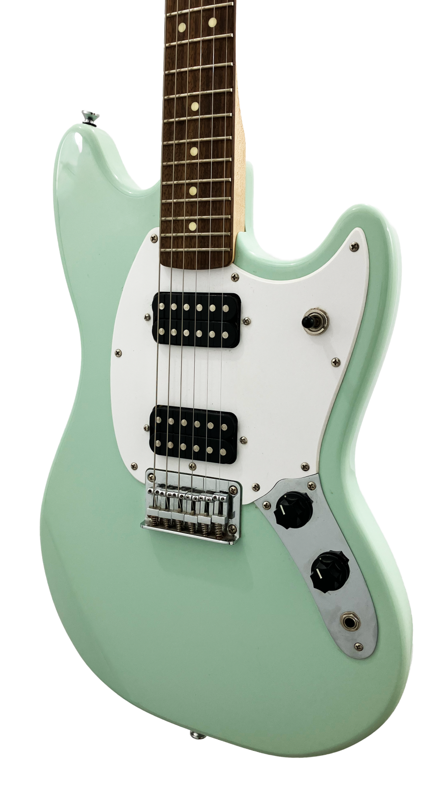 ⭐︎CustomHardRelic Mustang Type SurfGreen⭐︎ Squier Sonic Mustang - HH, Seafoam Green