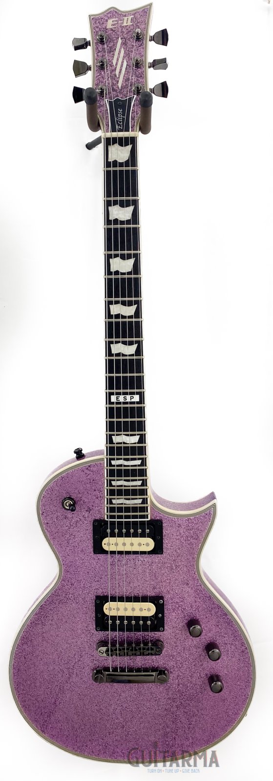 ESP E-II Eclipse - upgraded non-active Suhr pickups, Sparkle