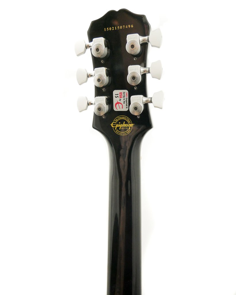 ギター Epiphone Les Paul Custom Pro. 2015 Epiphone 2015 Les Paul Custom Pro Ebony With OHSC - Used
