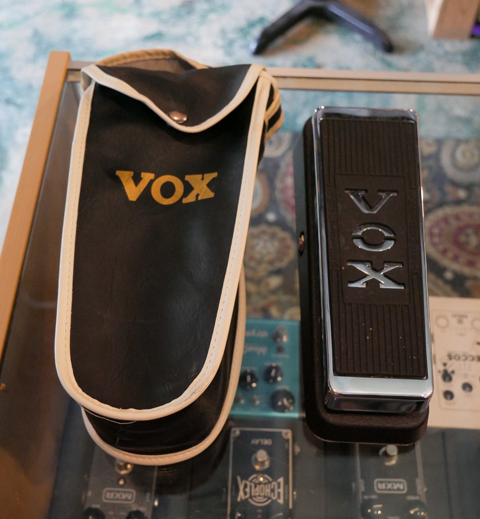 1993 Vox V847 Wah w/ leather sleeve - made in USA