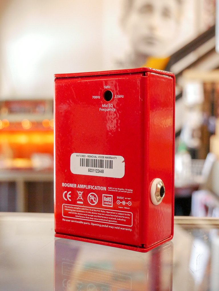 Bogner Ecstasy Red Mini distortion pedal