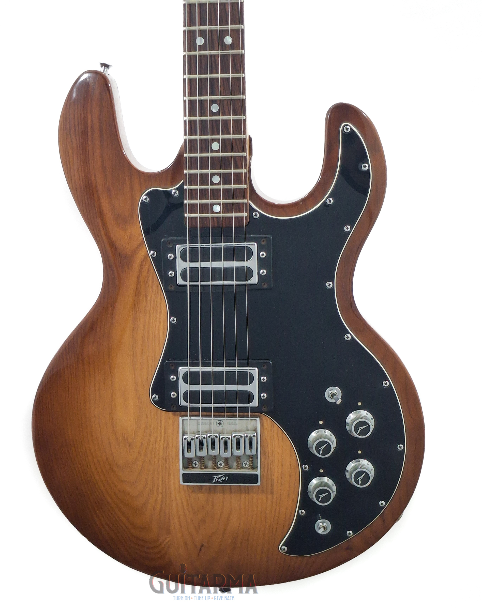 Peavey T-60 - Vintage early 80s, w/OHSC, rare Ice Tea Burst, CLEAN