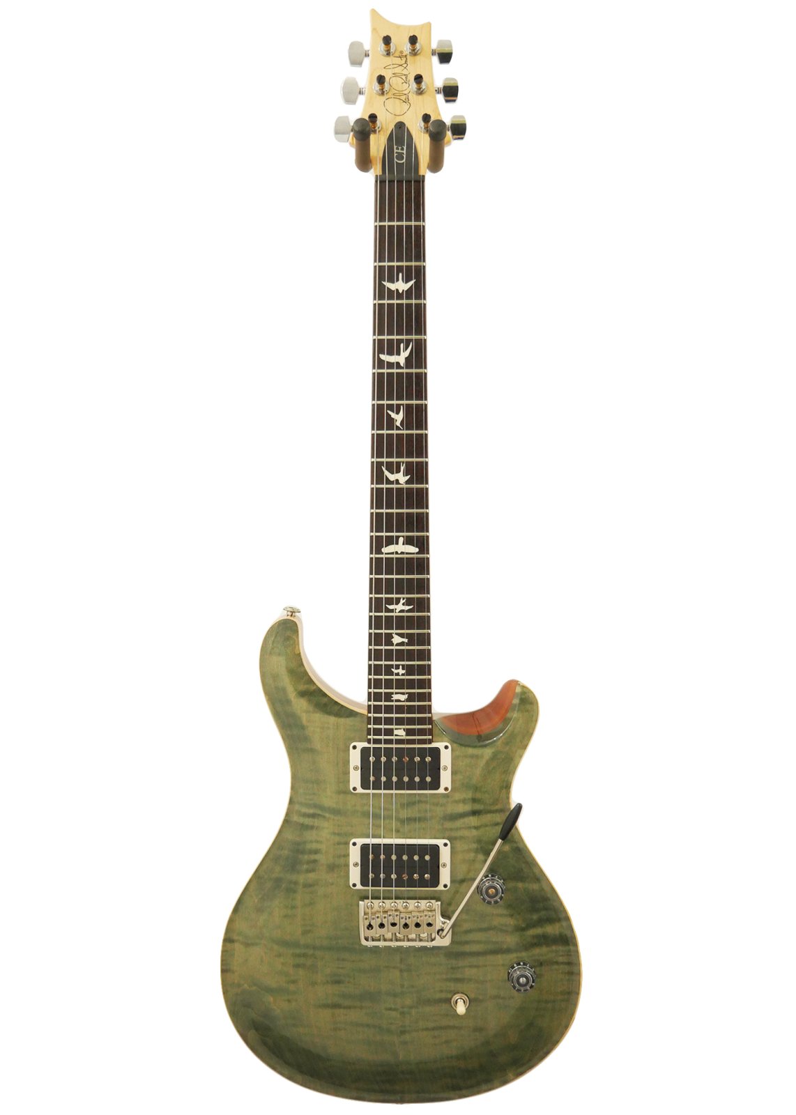 2019 PRS CE 24 - trampas green, w/gigbag, case candy