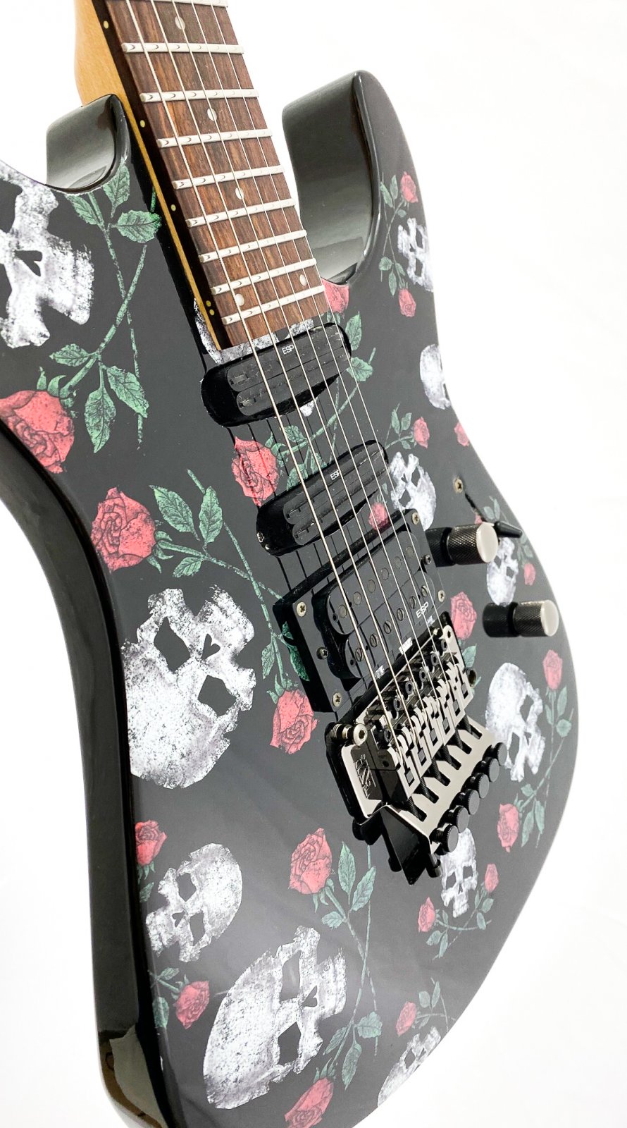 ESP LTD M200SR Skull & Roses w/OHSC