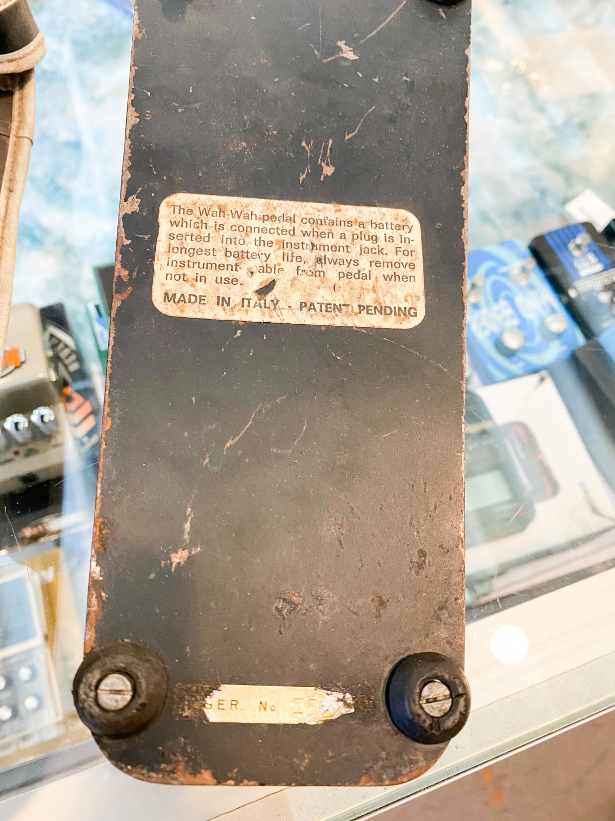 Vintage 1967 Vox V846 wah pedal - original bag, Halo