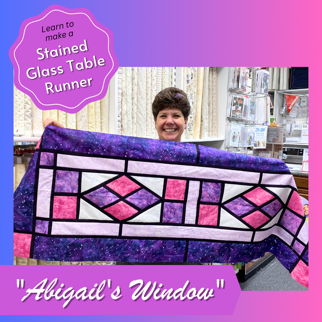 Abigail's Window Stained Glass Table Runner