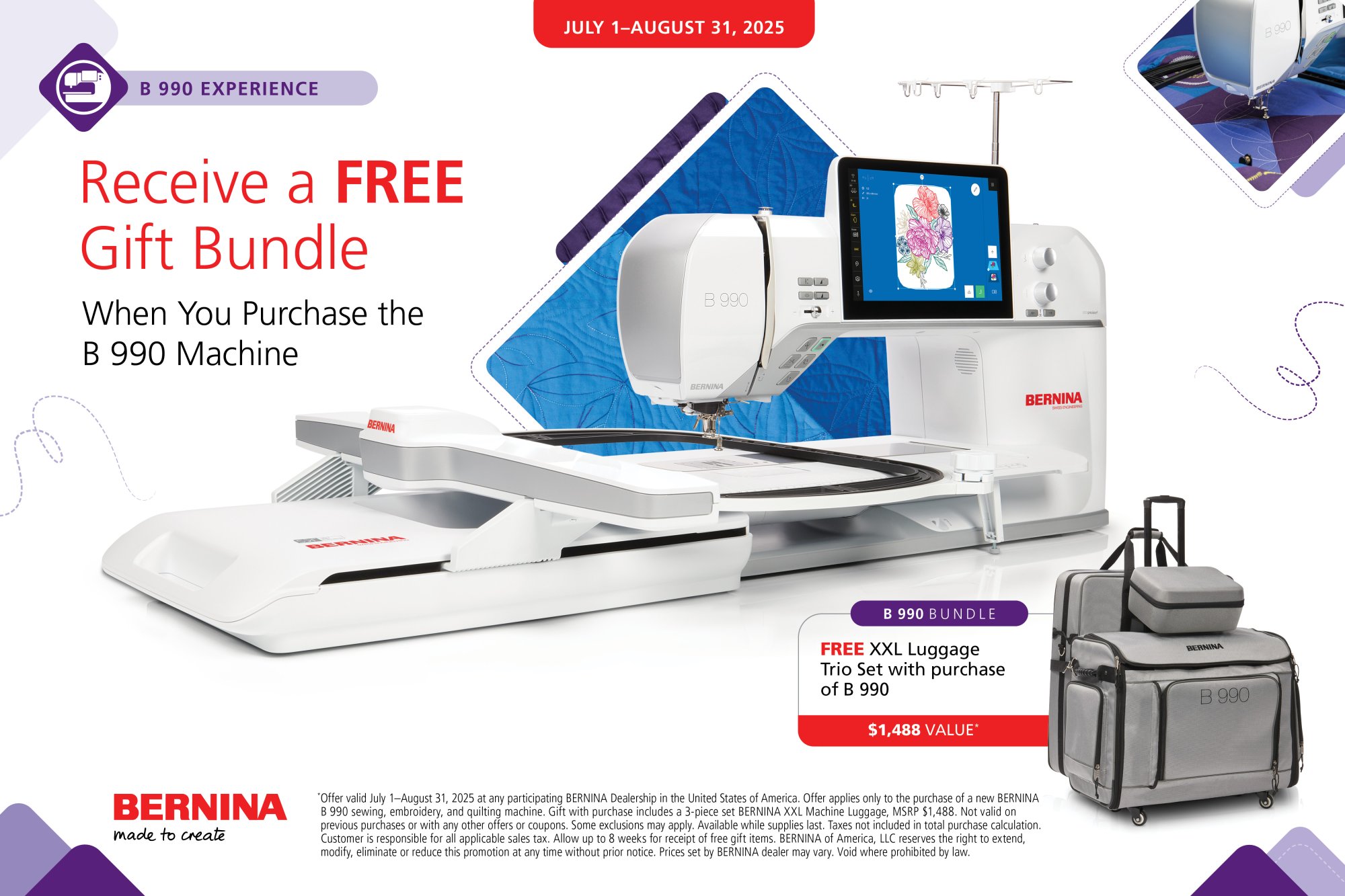 JULY 2025 AUGUST 2025 B990 offer