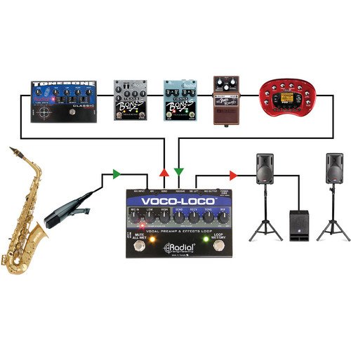 Radial Voco-Loco ボーカル・管楽器用プリアンプ Amazon.com: Radial