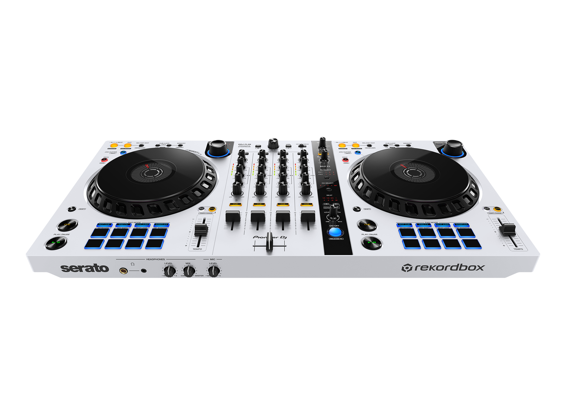Pioneer DJ DDJ FLX6W - DJ Controller, White - 841300102182