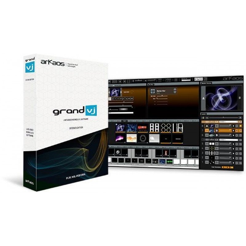 GrandVJ 2 XT(GrandVJ 2 ＋ GrandVJ 2 XT U… ADJ ArKaos GrandVJ 2 (Boxed Version) - 819730011053