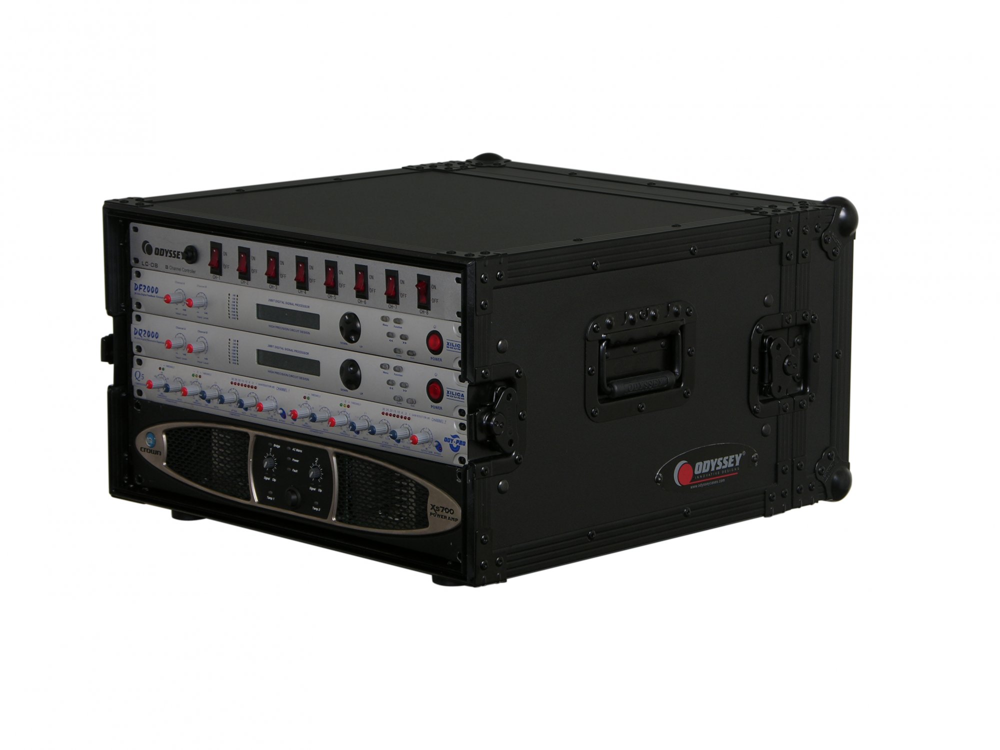 Odyssey Black Label Amp Rack 6 Space Rack