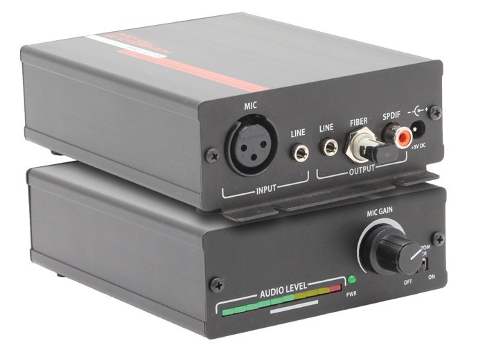 Hall Research HR101S Compact XLR Microphone Amplifier With Stereo