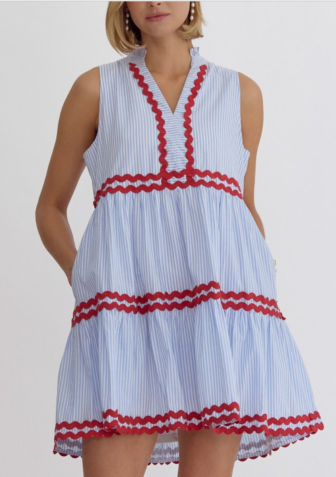 Stripes & Ric-Rac Dress