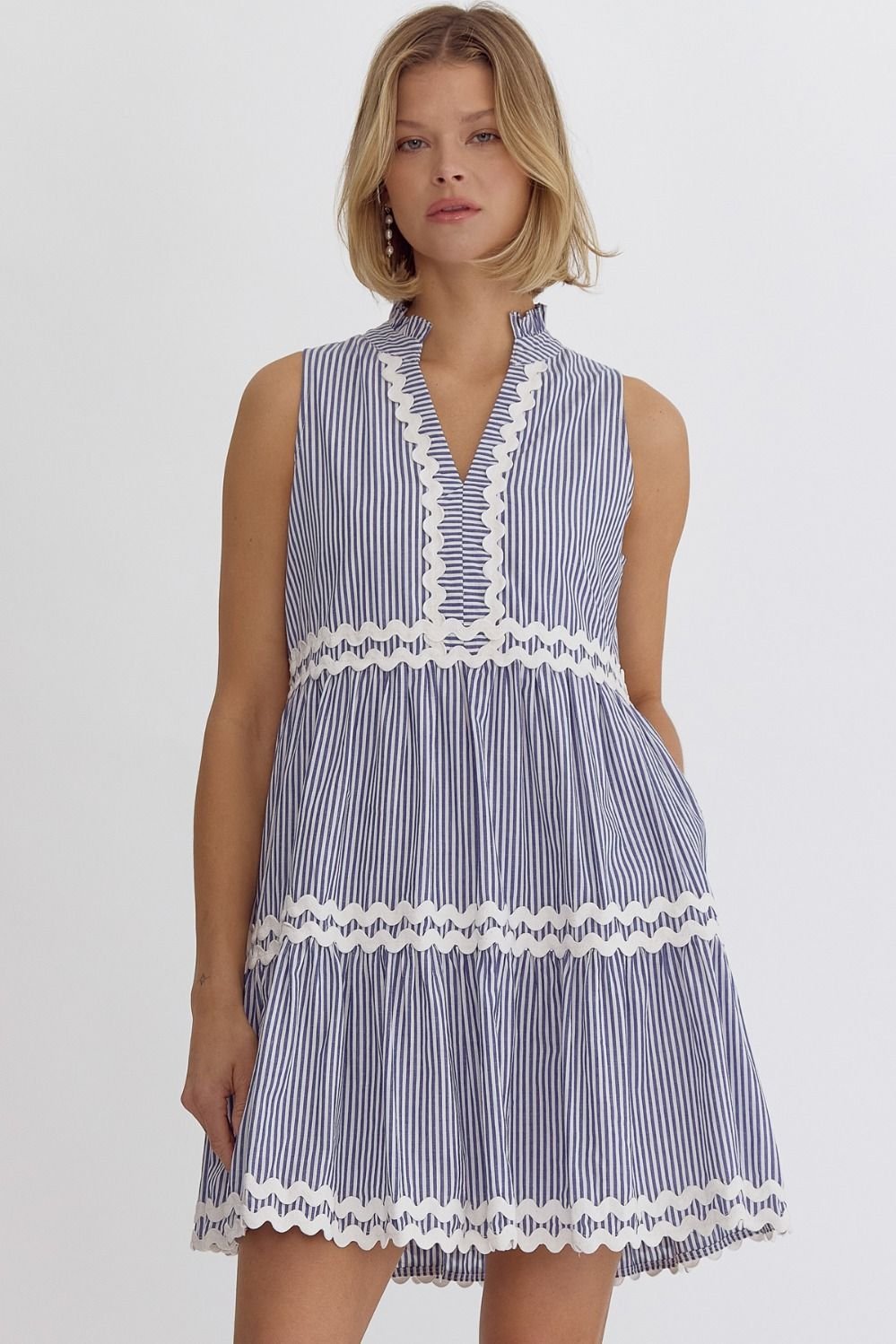Stripes & Ric-Rac Dress